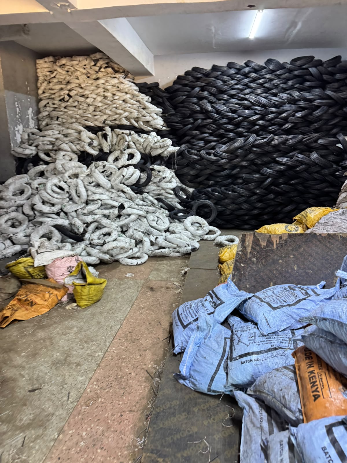 Inside the Chema Steel & Hardware store